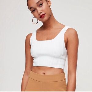 Aritzia BABATON SCULPT KNIT TANK